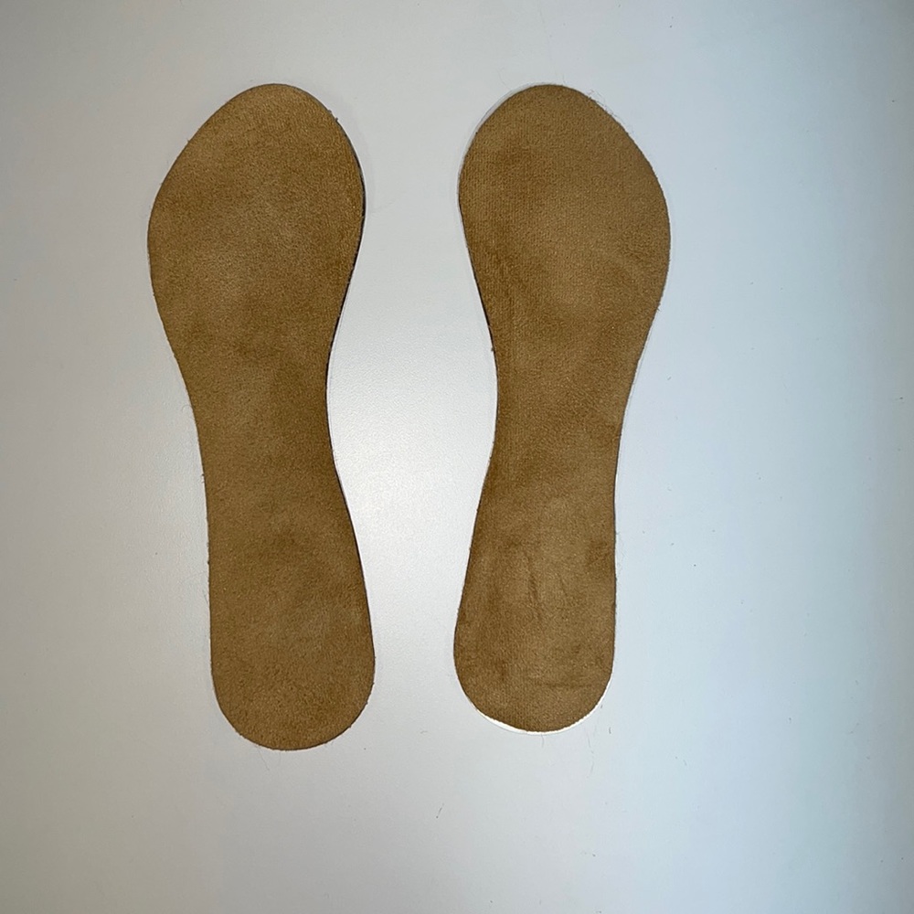 Shoe inserts. Peel and stick style.